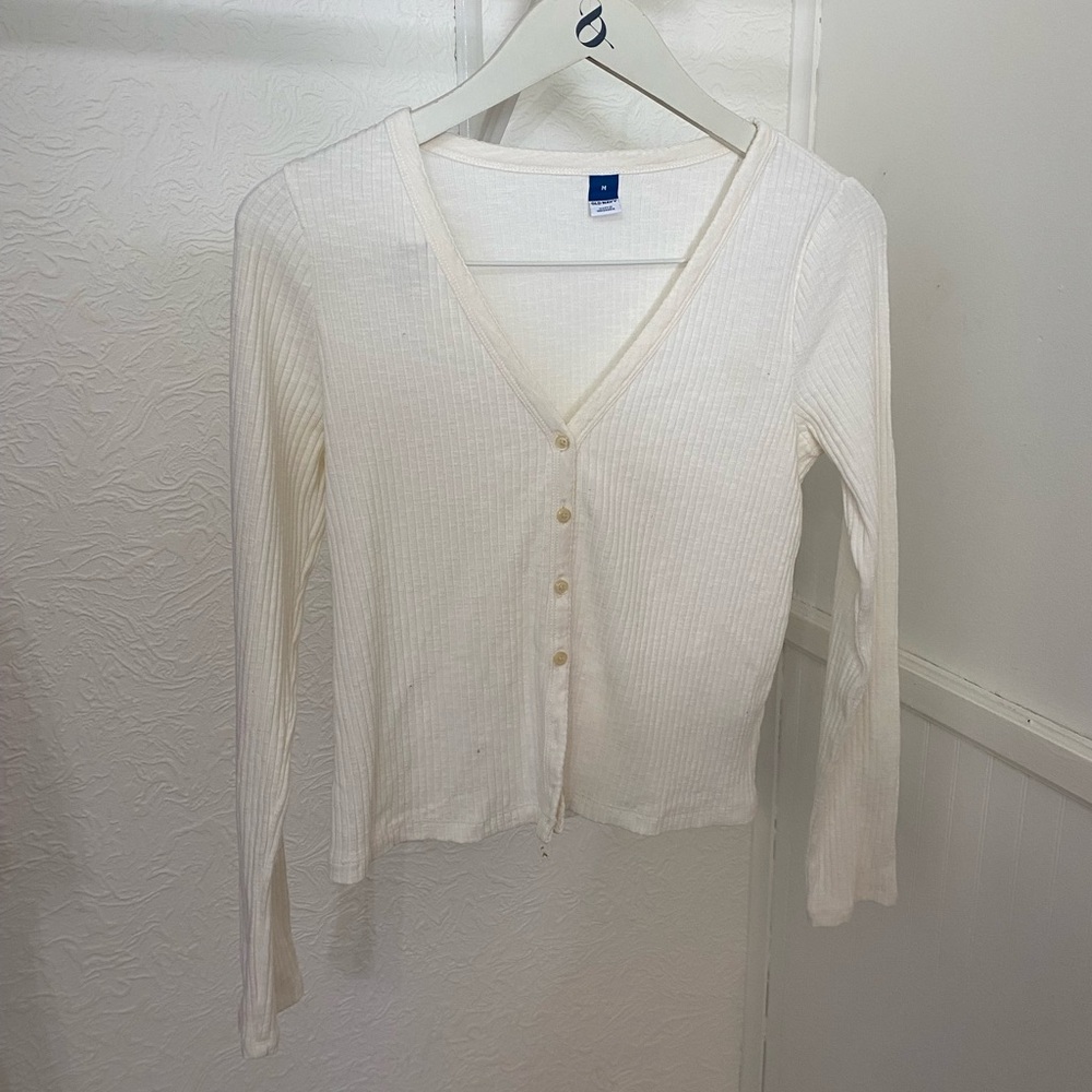 Cozy white long sleeve